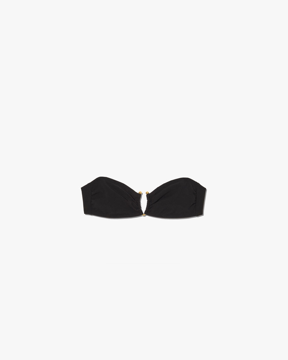 BANDEAU BIKINI TOP IN BLACK