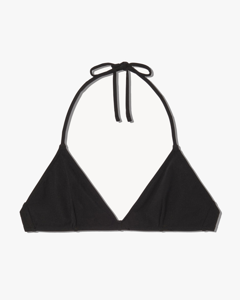 TRIANGLE BIKINI TOP IN BLACK