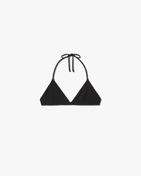 Triangle Bikini Top | Women's Black Bikini | Nili Lotan