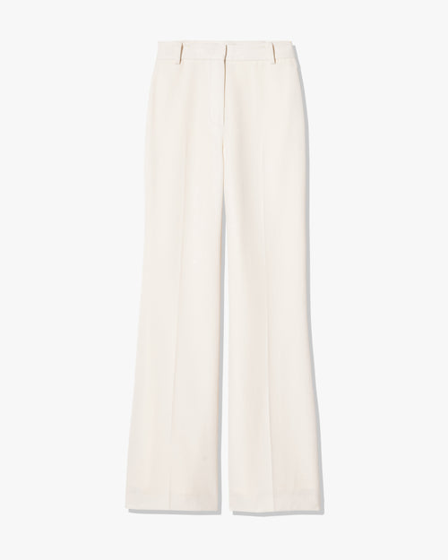 EFFY WOOL PANT IN STONE