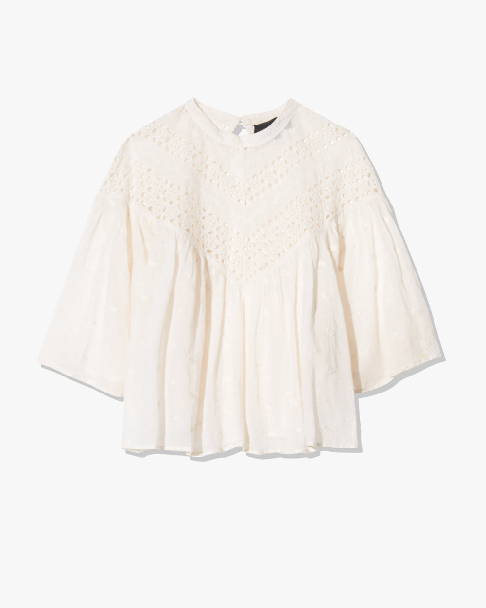 MIKKI BLOUSE IN IVORY