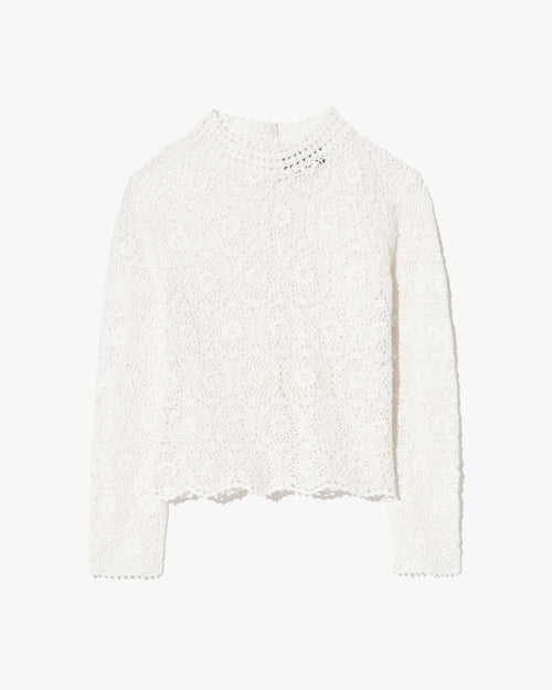 GIBSON SWEATER IN IVORY