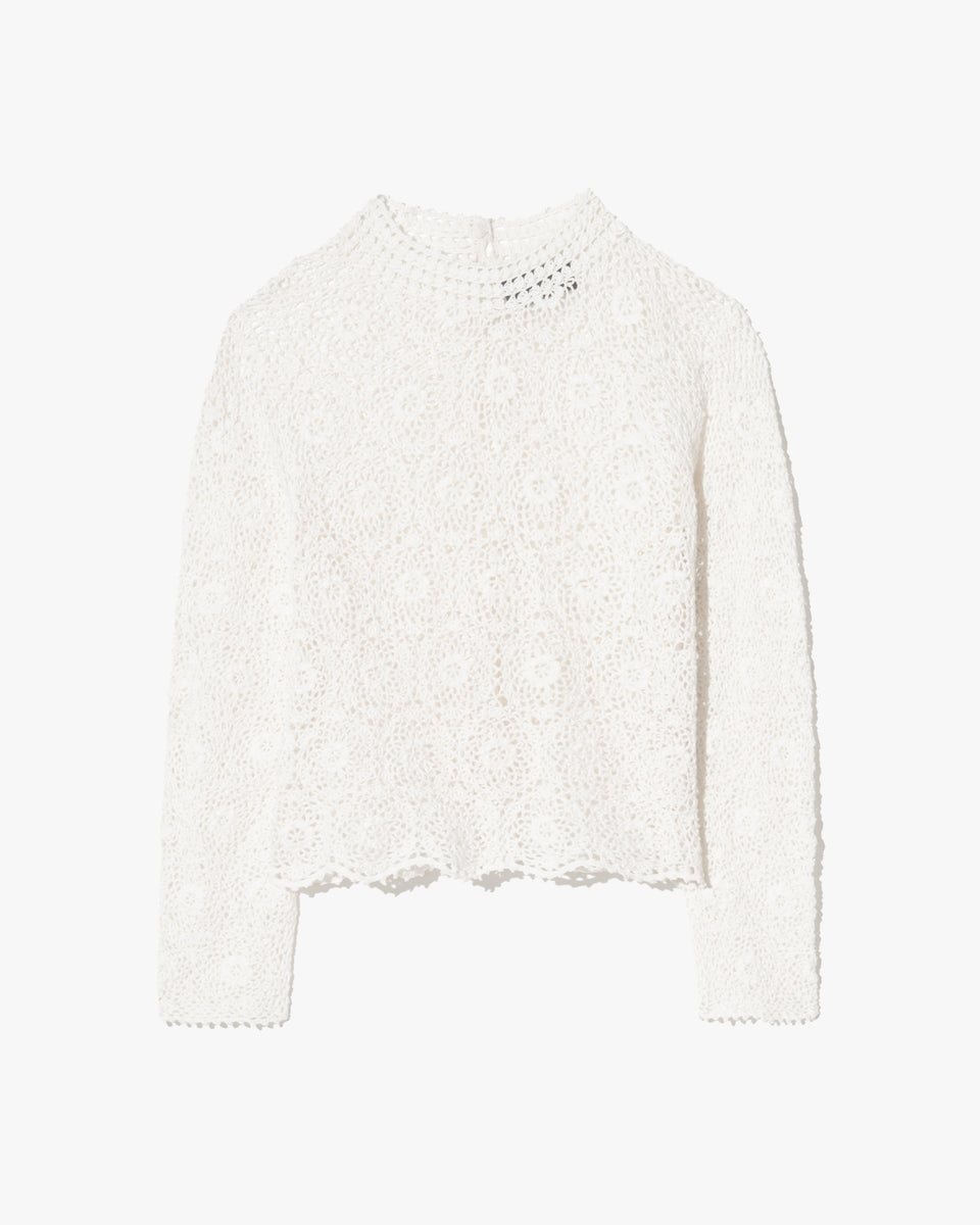 GIBSON SWEATER IN IVORY