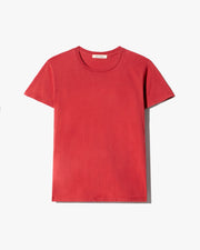 LANA CREWNECK TEE IN WASHED RED