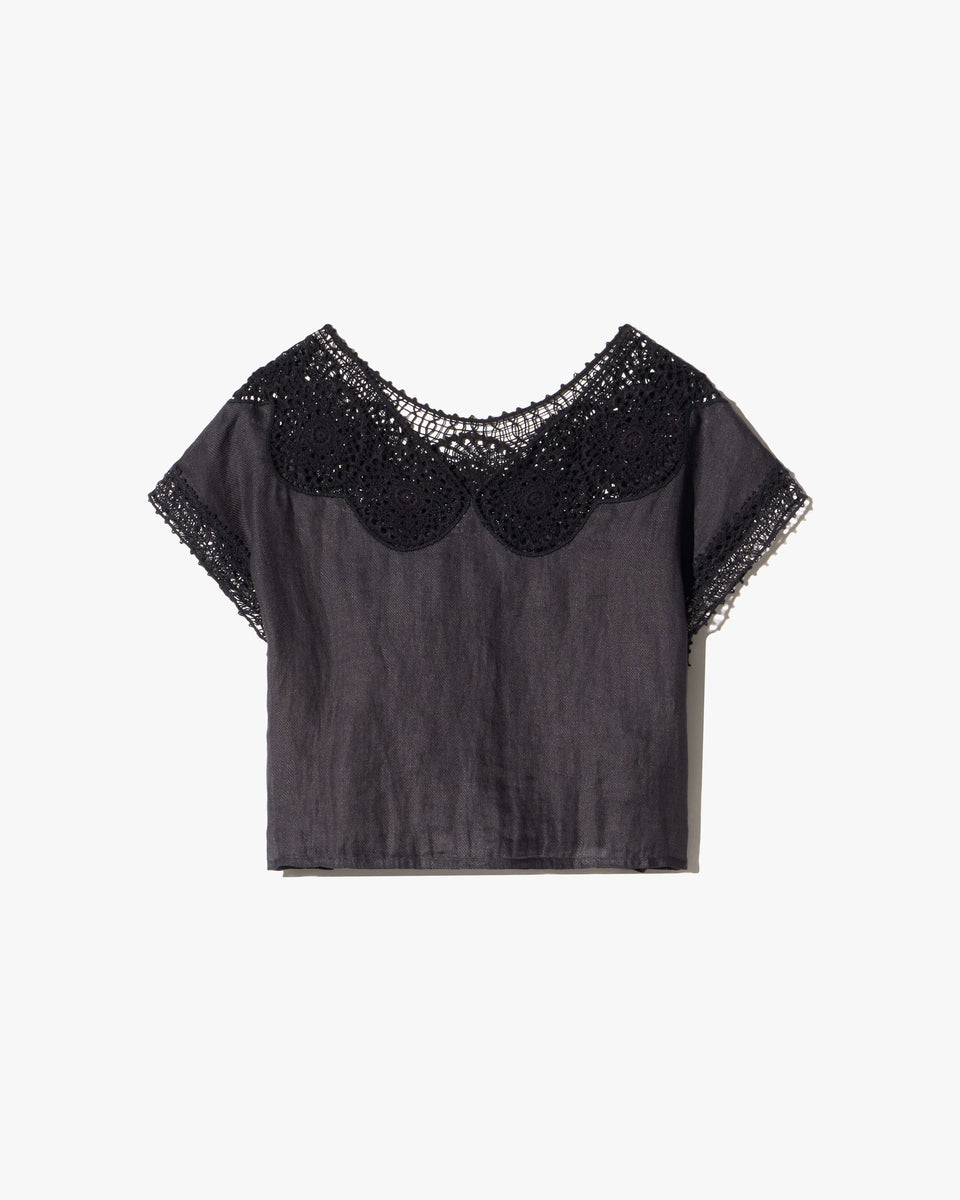 CAILA TOP IN BLACK