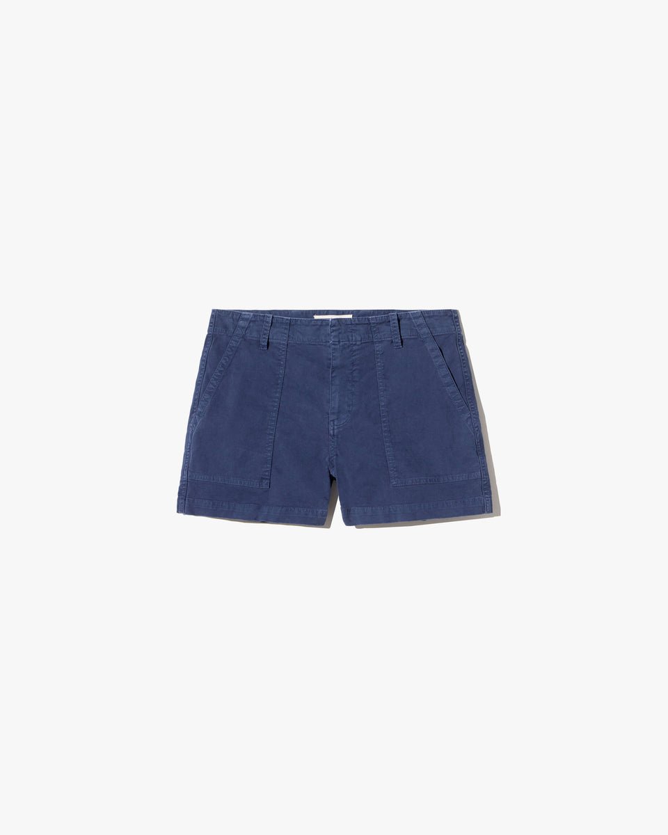 UTILITY SHORT IN VINTAGE WASHED - ADMIRAL BLUE