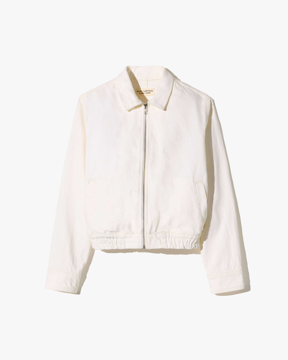 NAJAC DENIM JACKET IN CREAM