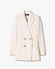 WESTON DOUBLE BREASTED BLAZER IN STONE