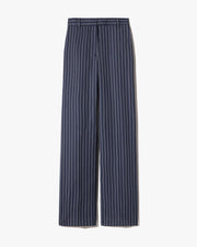 RIVERS PANT IN MARINE BLUE PINSTRIPES