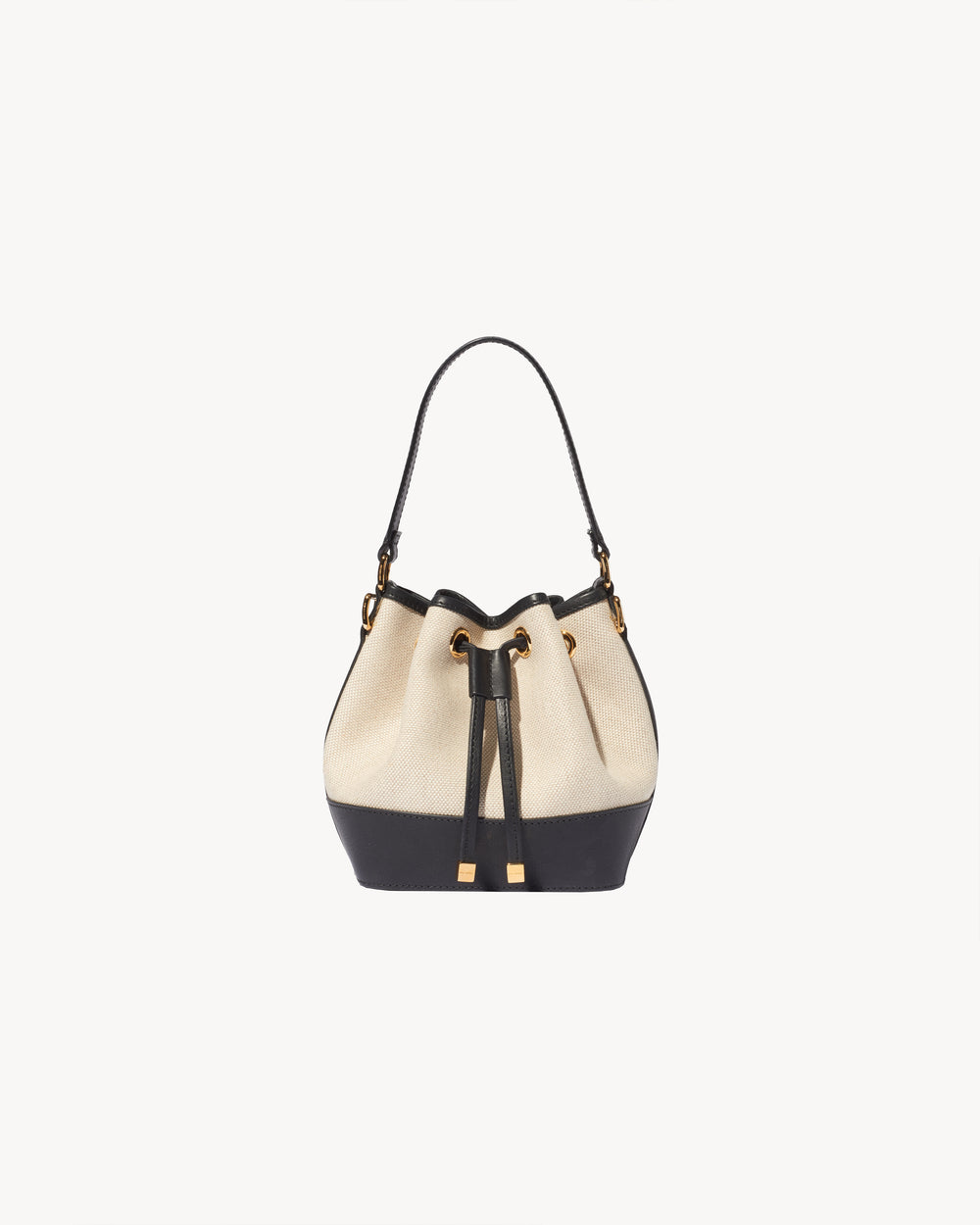 BRIGITTE MINI BAG IN NATURAL/BLACK/GOLD HW