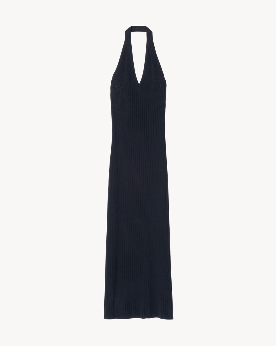 IVENKA DRESS IN DARK NAVY
