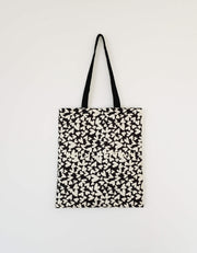 Heart Tote IN BLACK/STONE
