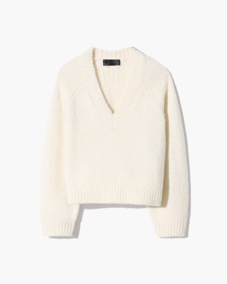 ISLEY CASHMERE SWEATER IN IVORY