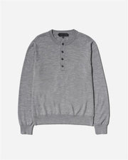 WYLIE SWEATER IN MEDIUM GREY MELANGE