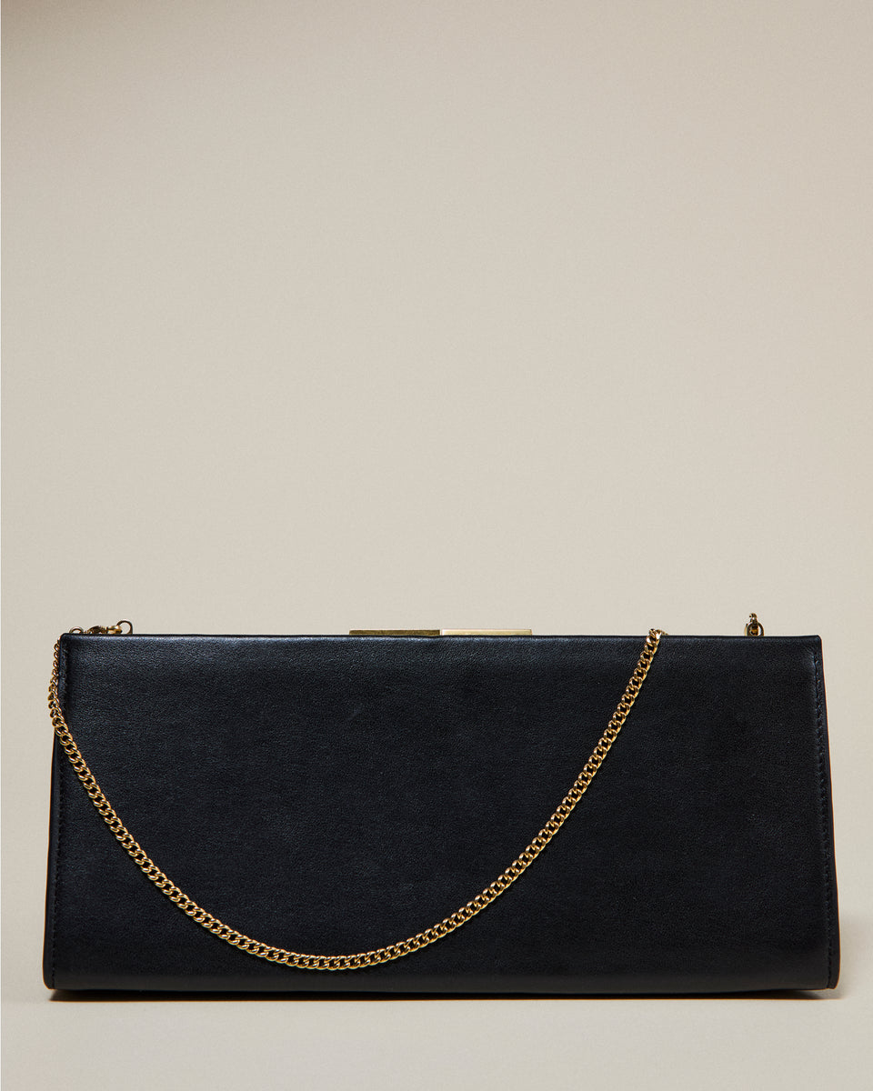 ANJELICA CLUTCH IN BLACK