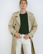 KIERAN TRENCH COAT IN KHAKI