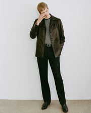 COSIMO LEATHER JACKET IN BLACK