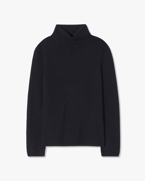 LYNETTE CASHMERE TURTLENECK IN BLACK