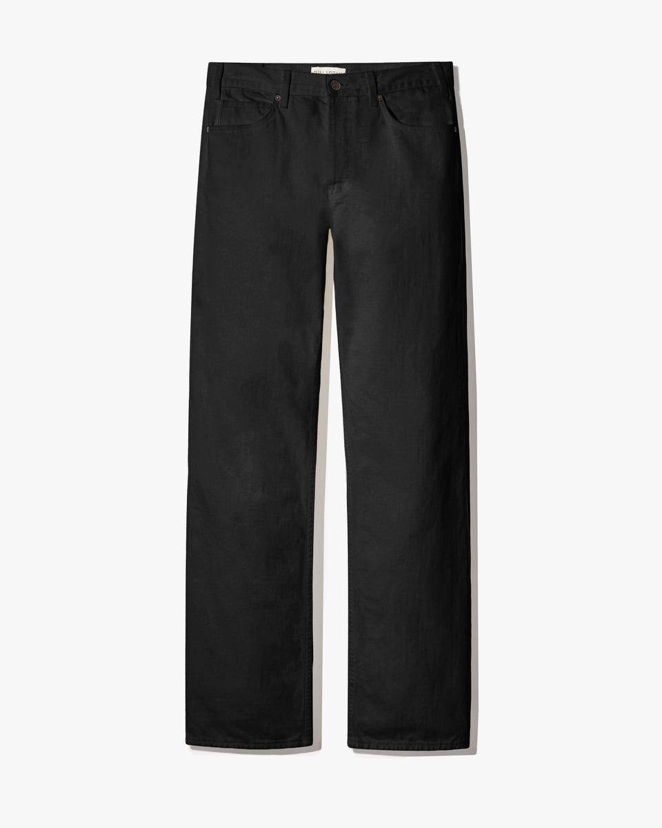 BILLIE COTTON PANT IN CARBON