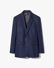ROY BLAZER IN MIDNIGHT PINSTRIPES