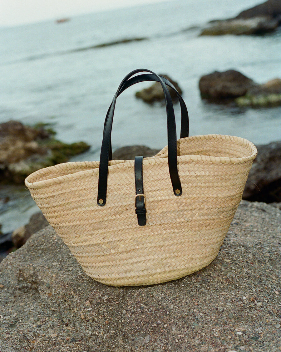 Rattan beach outlet bag