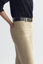 MEGAN COTTON PANT IN VINTAGE WASHED - SOLSTICE