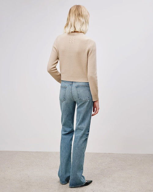 VENUS CASHMERE SWEATER IN TAUPE
