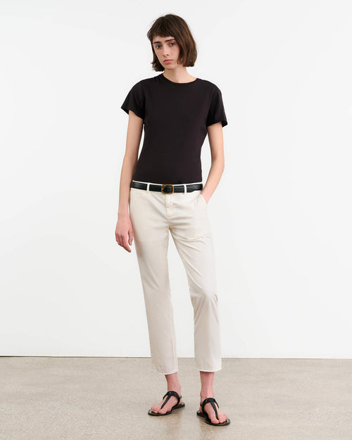 TEL AVIV PANT IN EGGSHELL