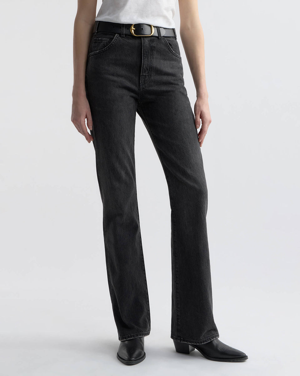 JOAN JEAN IN STONE BLACK WASH