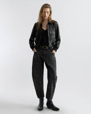 SHON JEAN IN STONE BLACK WASH