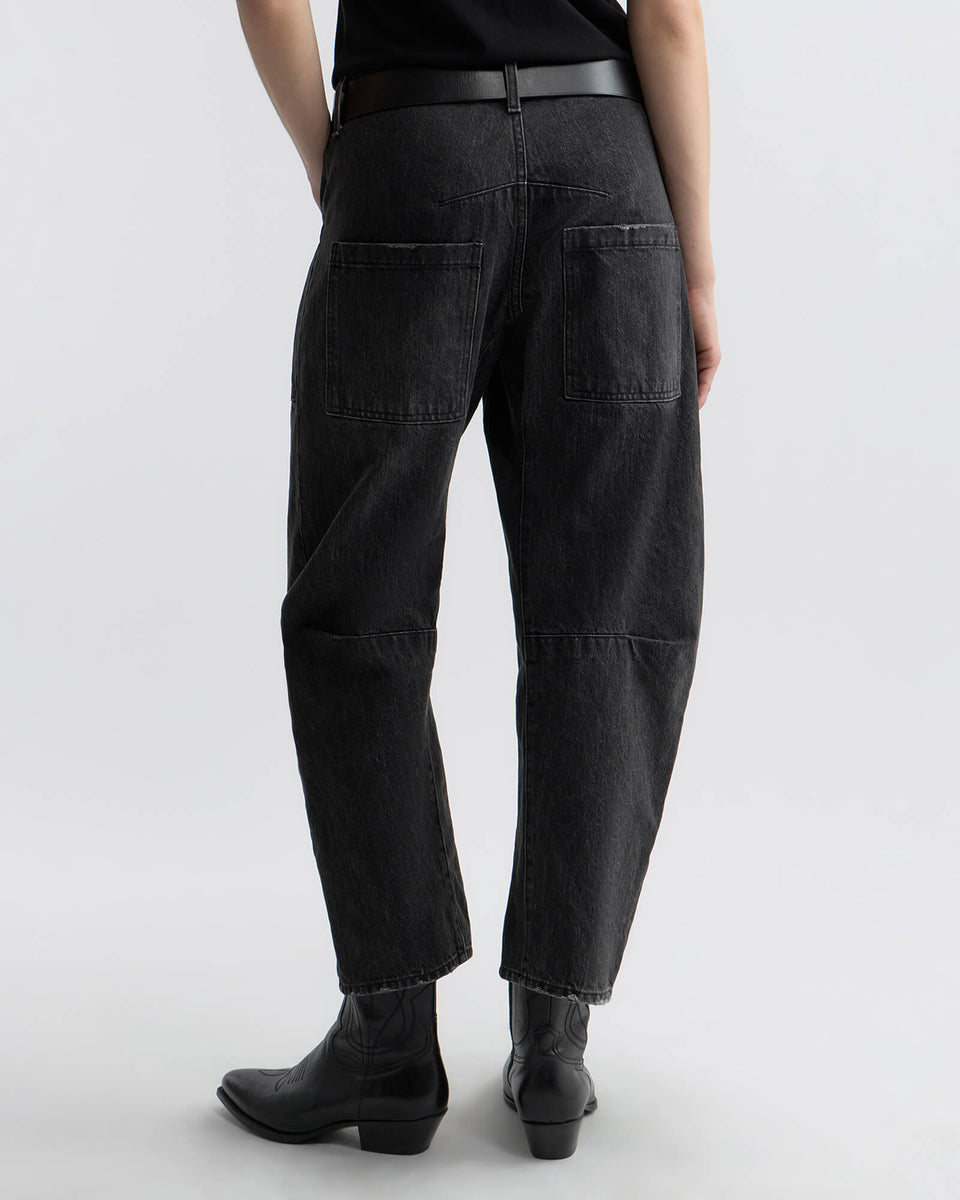 SHON JEAN IN STONE BLACK WASH