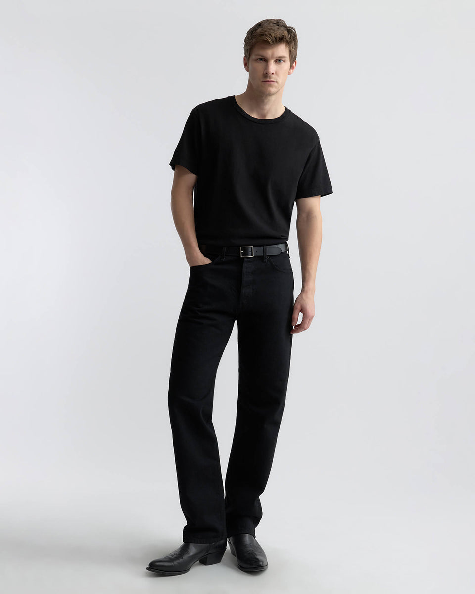 BILLIE JEAN | Men's Mid-Rise Straight Leg Japanese Crosshatch