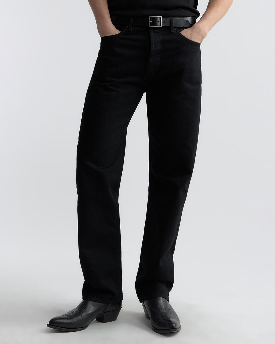 BILLIE JEAN | Men's Mid-Rise Straight Leg Japanese Crosshatch