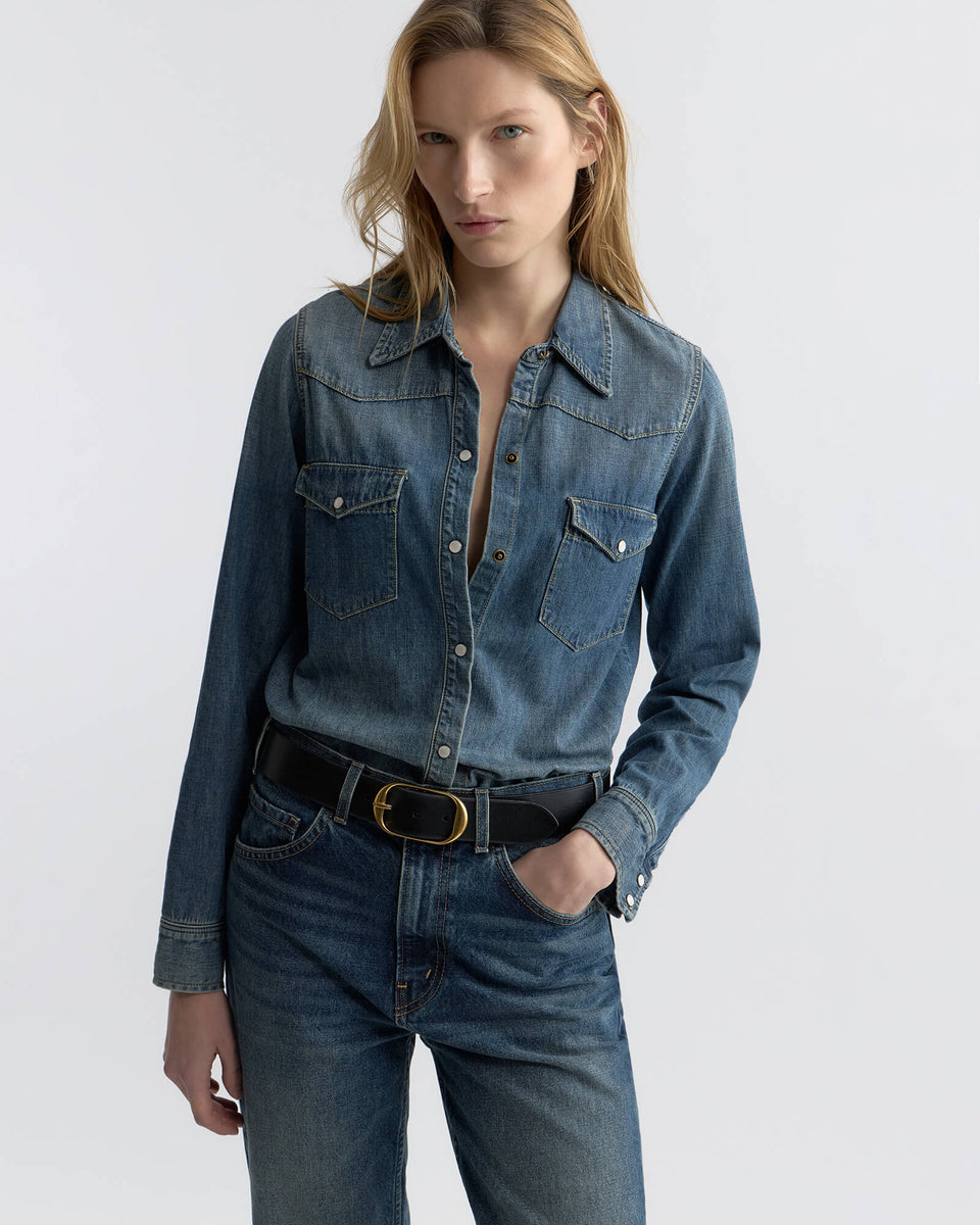 TRAVIS SHIRT IN CLASSIC WASH