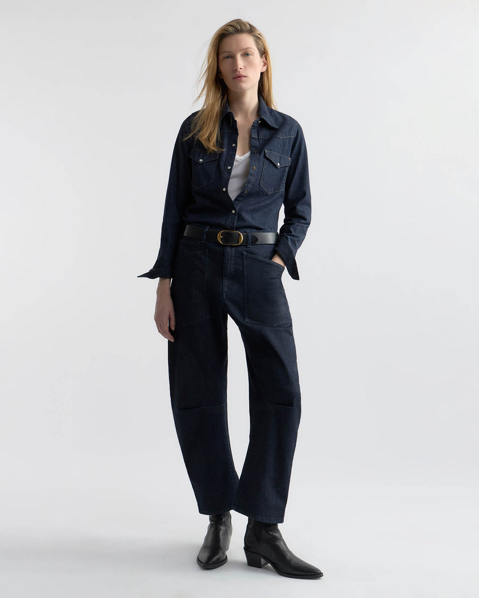 SHON JEAN IN INDIGO RINSE