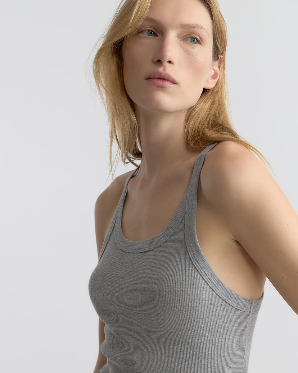 LORETTA TANK IN HEATHER GREY