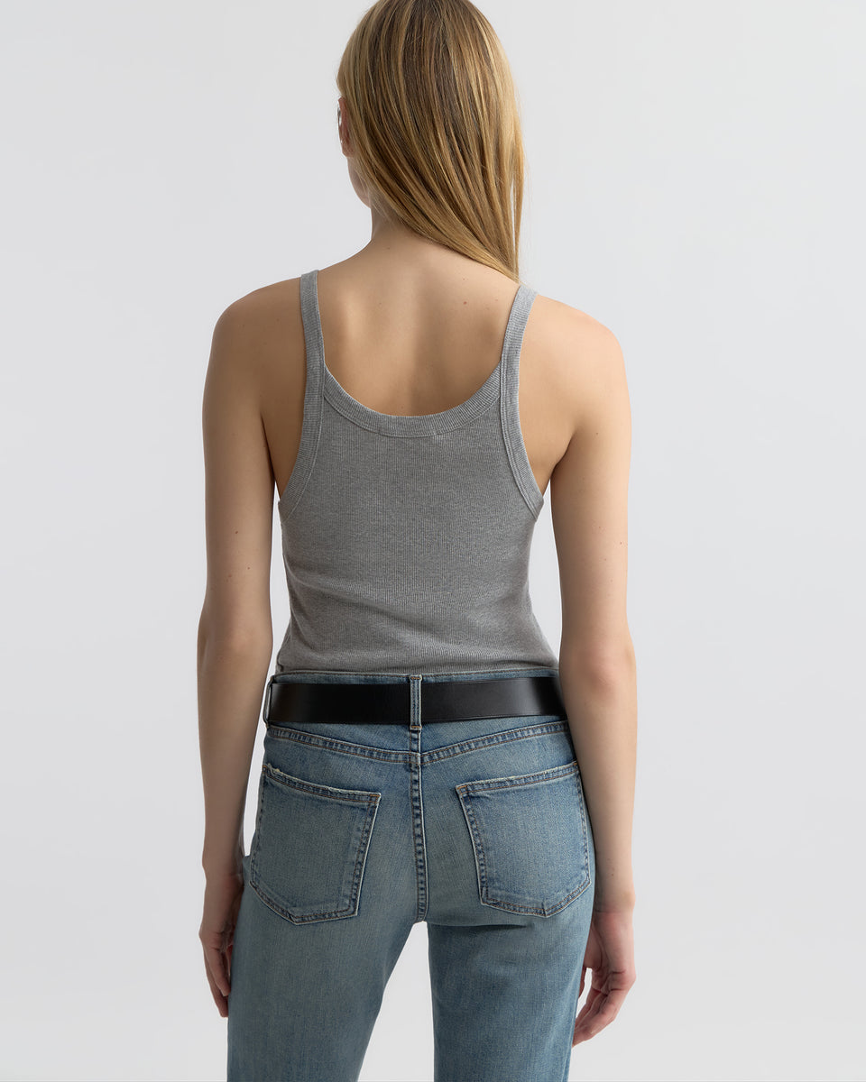 LORETTA TANK IN HEATHER GREY