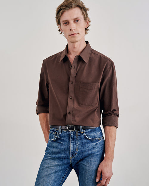 FINN SHIRT IN ESPRESSO