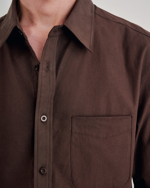 FINN SHIRT IN ESPRESSO