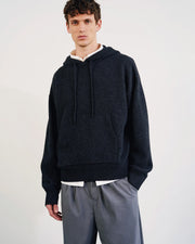DAGEN HOODIE IN CHARCOAL