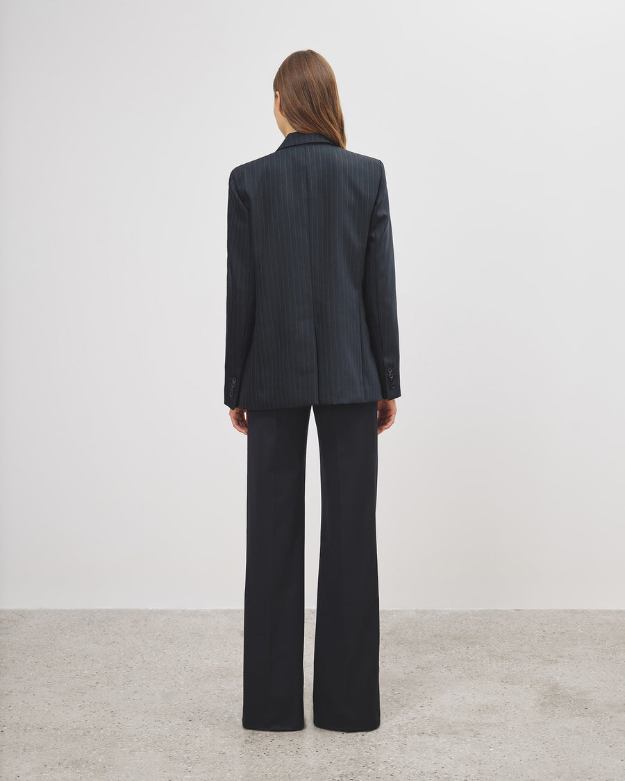 NAVY PIN STRIPE