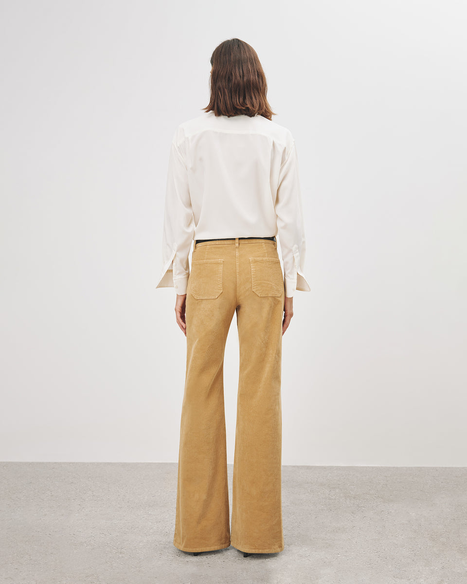 FLORENCE CORDUROY PANT IN CAMEL