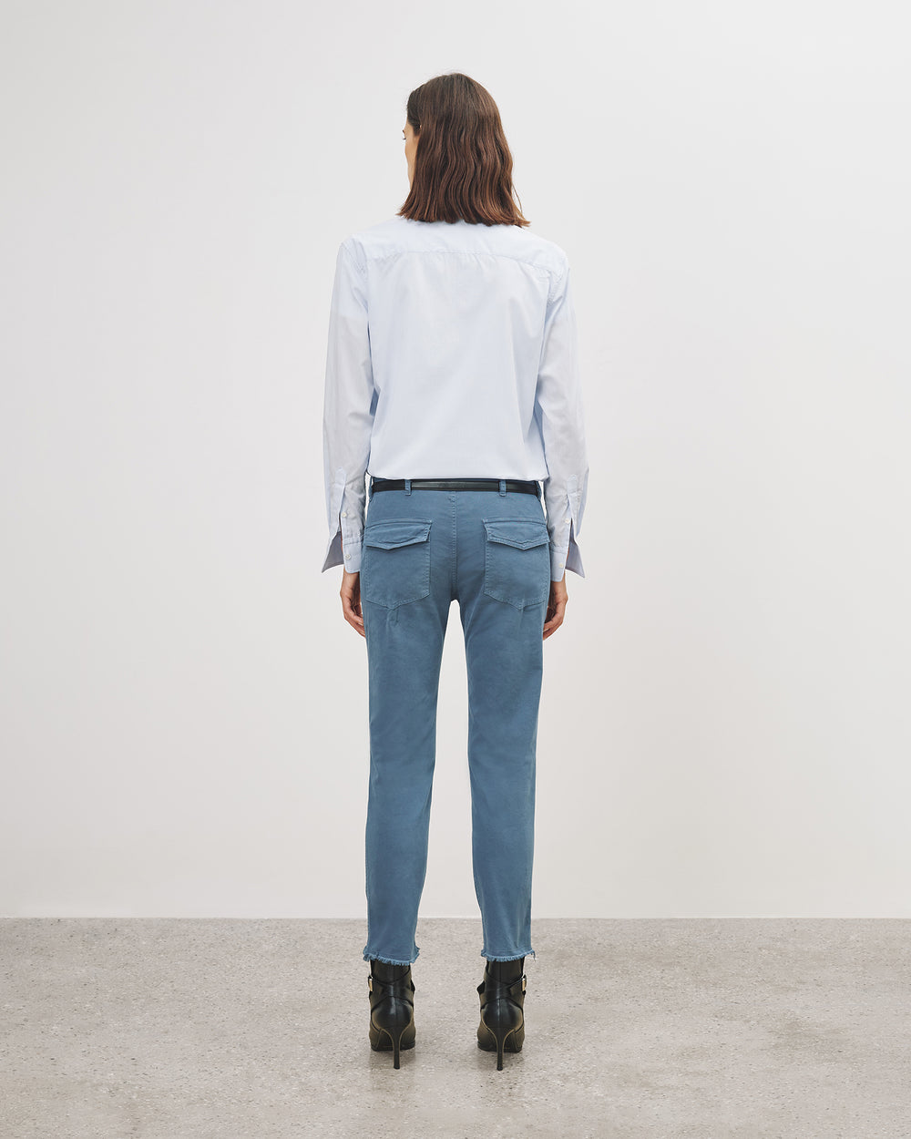 JENNA PANT IN CADET BLUE