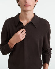 JOVAN CASHMERE POLO IN UMBER
