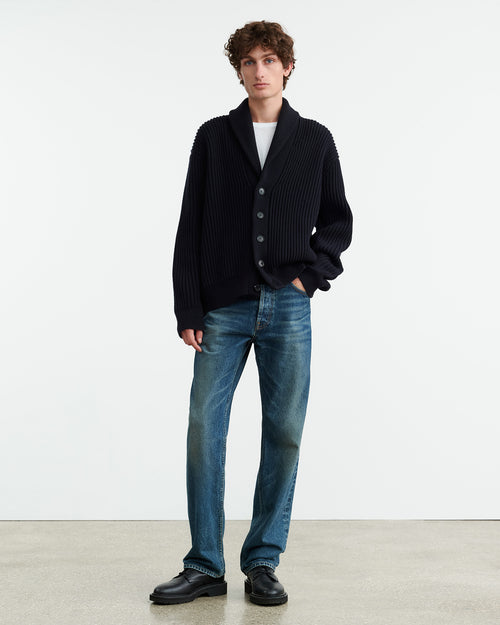 HAIDEN CARDIGAN IN DARK NAVY