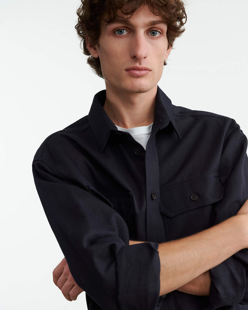 EVANDER SHIRT IN MIDNIGHT