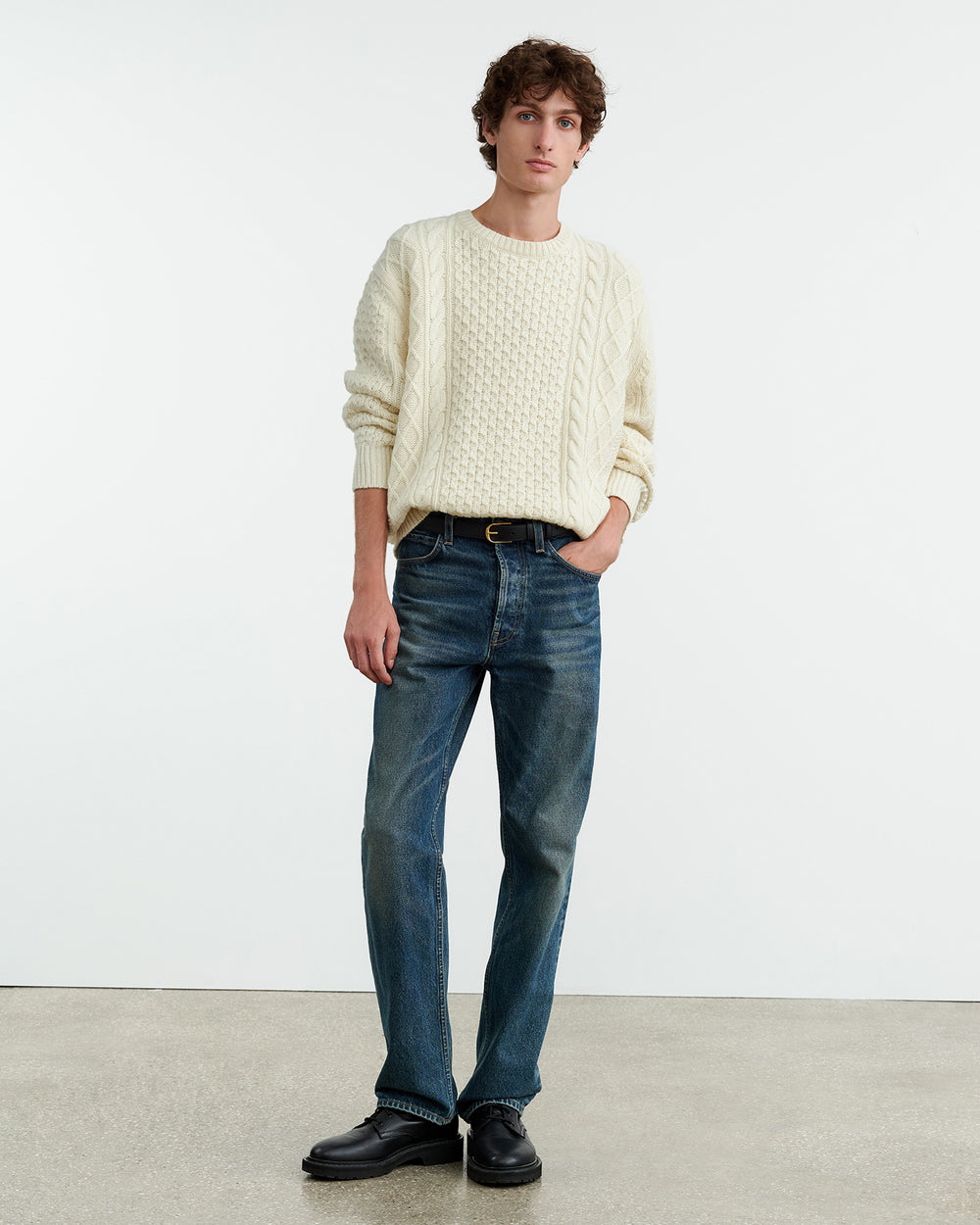 OWEN SWEATER IN IVORY
