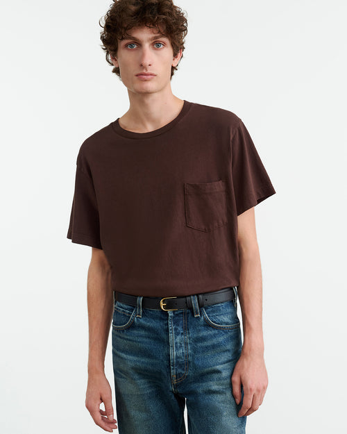 BRANDON TEE IN COCOA