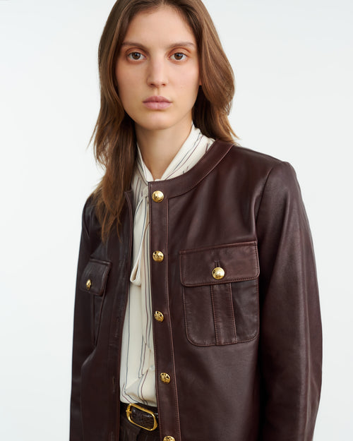KITRA JACKET IN BROWN