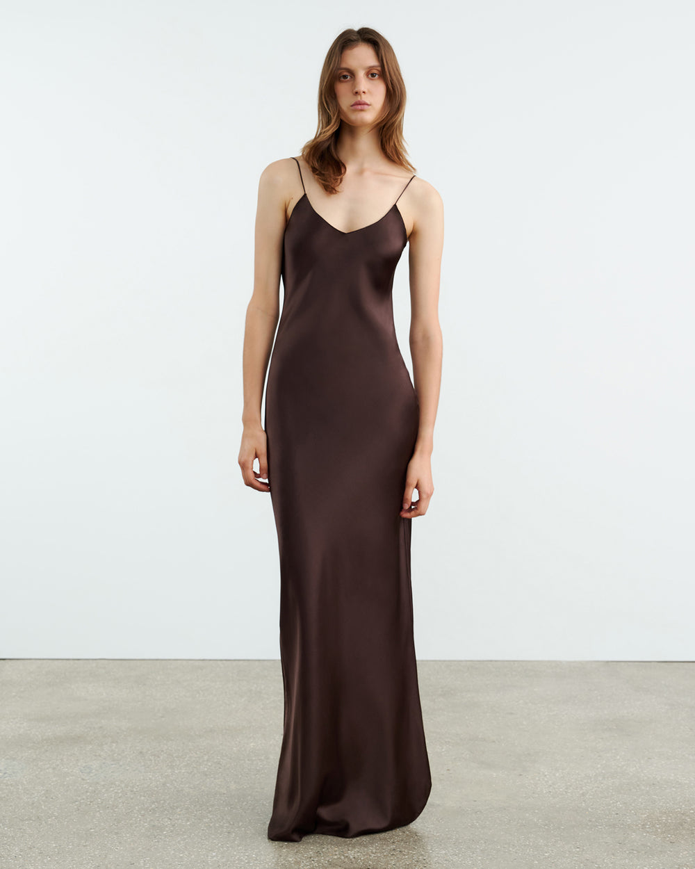 CAMI SILK GOWN IN CAMI SILK GOWN